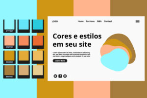 Projetar as cores e visual de um site