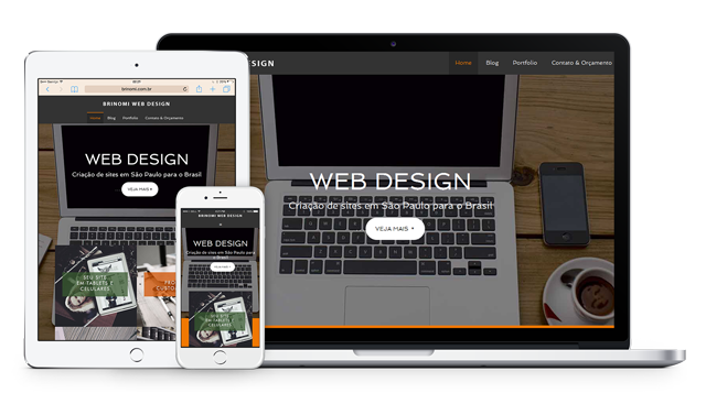 foto do nosso site responsivo em diferentes dispositivos