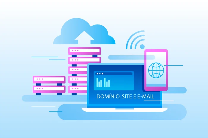 hospedagem de site vs hospedagem de domínio e de e-mail