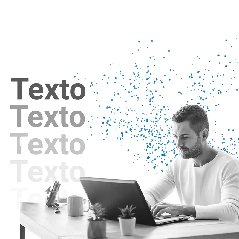 Elaboração de texto para o website